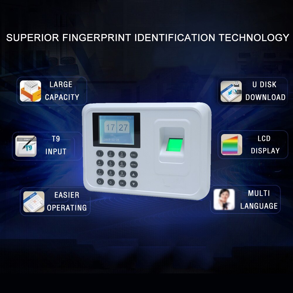 Intelligent Biometric Fingerprint Password Attenda... – Vicedeal