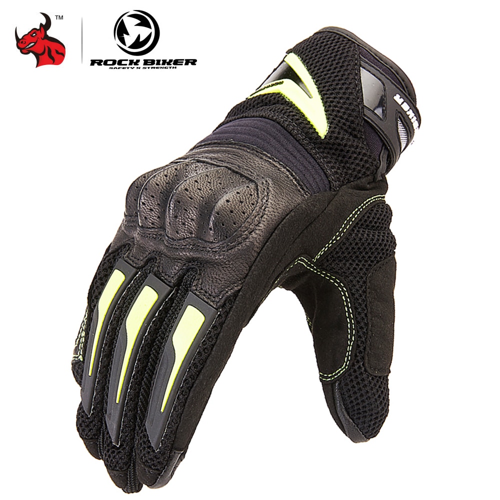 Rock biker guantes moto sommer åndbar mesh motorcykel handsker touch funktion motorcykel racing handsker motocross handsker