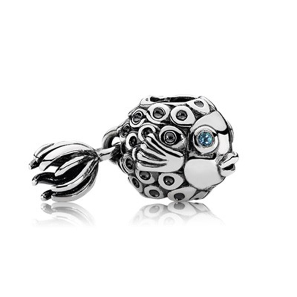 Moda nowy 100% 925 Sterling srebrna sowa ryby żaba i inne kolekcja zwierząt Charm Stringing Diy bransoletka biżuteria prezent: 15