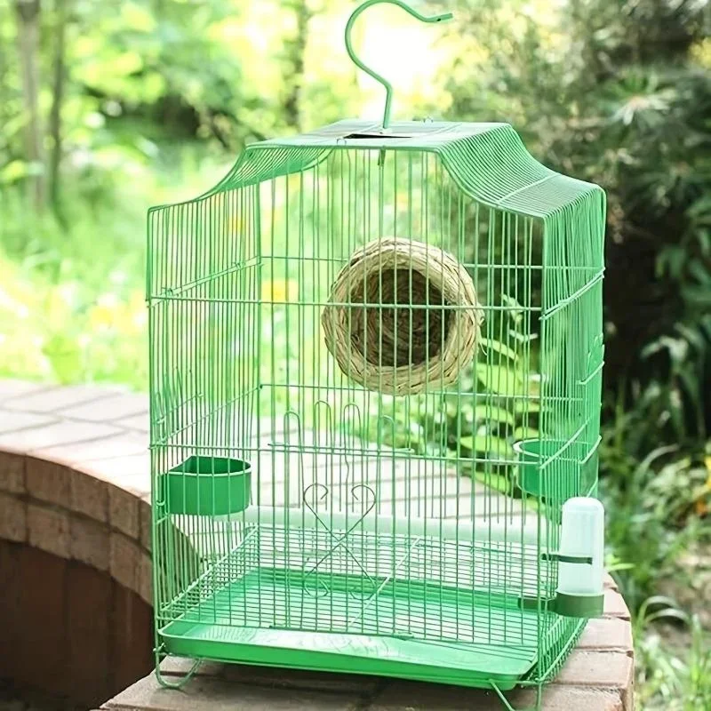 Wasserspender für Vogelkäfige, Vogeltassen, Flaschen, Spatzen, Papageien, Wellensittiche, Nymphensittiche und Turteltauben, Futterspender und Tränke