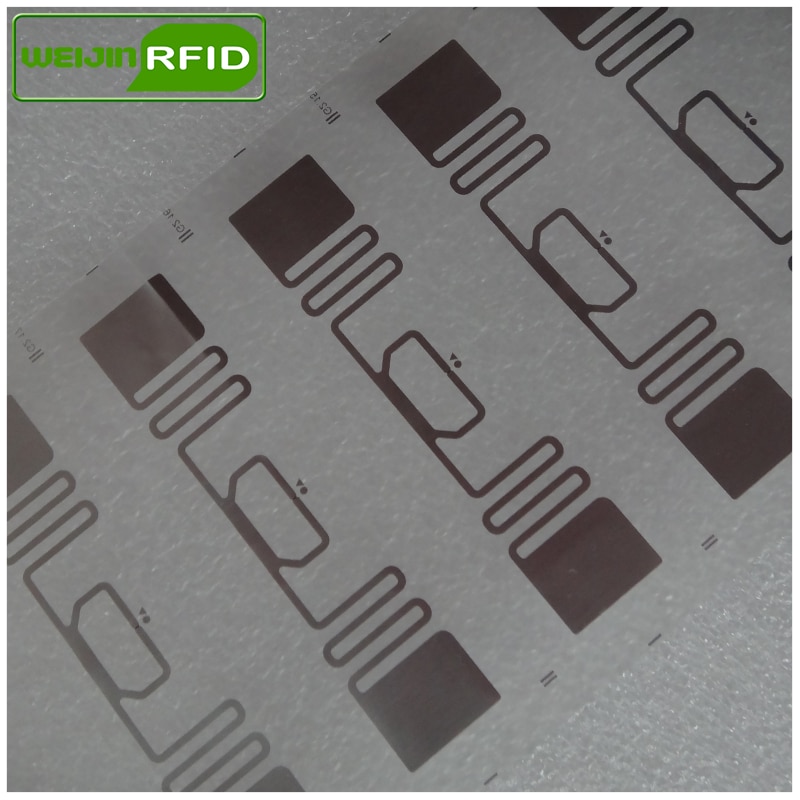 Etiquetas RFID pasivas UHF RFID tag ER62 incrustaciones Impinj Monza R6 MR6 chip 860-960MHZ 900 915 mhz Higgs3 EPCC1G2 6C