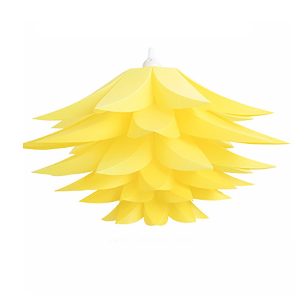 Lotus Kroonluchter Lampenkap Diy Lotus Bloem Zes-Layer Lampenkap Romantische Kamer Hangende Verlichting Cover Hotel Bar Decor: YELLOW