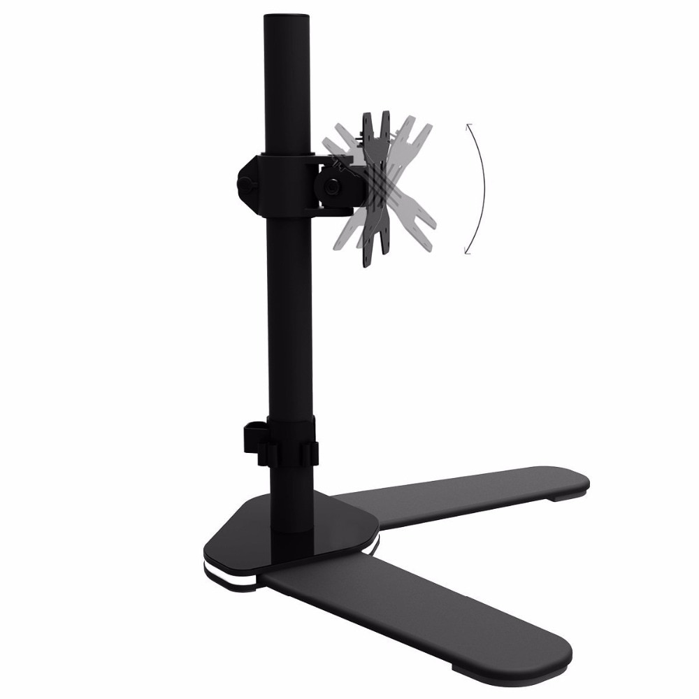 Suptek Fully Adjustable Single LCD LED Monitor Desk Mount Stand Bracket for 13"-27" Screens 360 degree Rotation ML6401