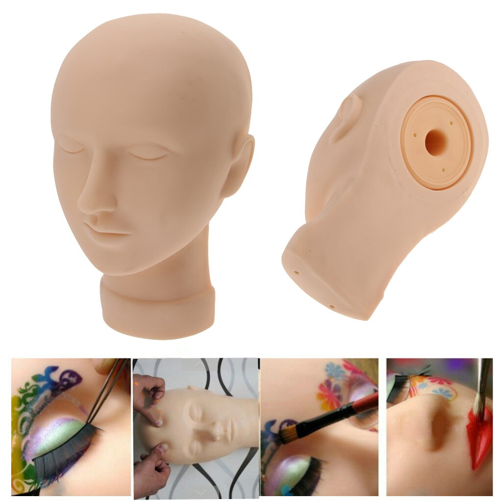 Tête d&#39;exercice en Silicone avec formation de maquillage, cosmétologie et Massage