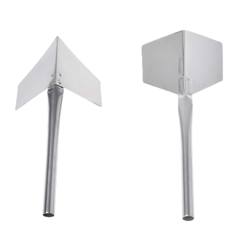 Mango de Metal de acero inoxidable para jardín, de 90 grados, paleta de yeso para esquinas exteriores, espátula, herramienta con borde para mejorar el hogar 1 unidad