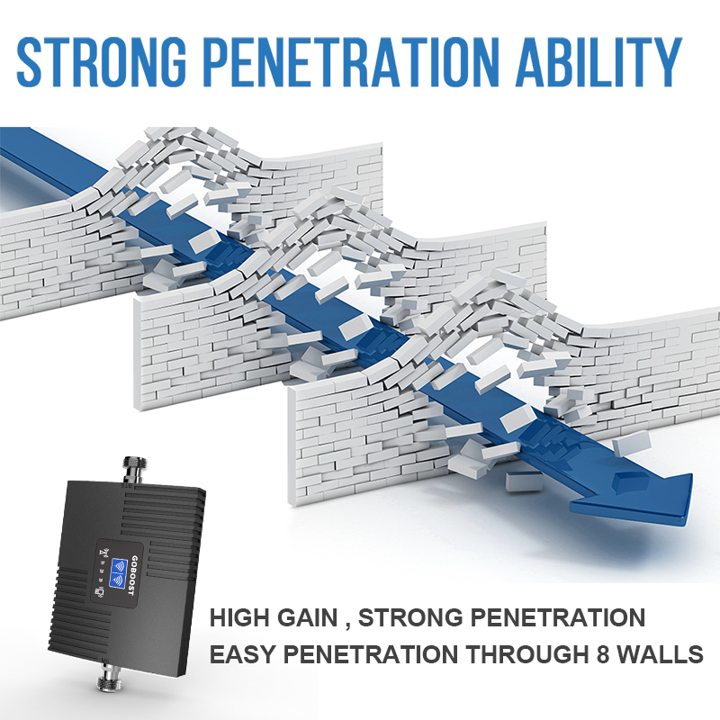 GOBOOST 2G 3G 4G repetidor de señal para usuarios de Chile amplificador celular LTE 700 850 1700 1900 2600 MHz Kit de refuerzo de red móvil