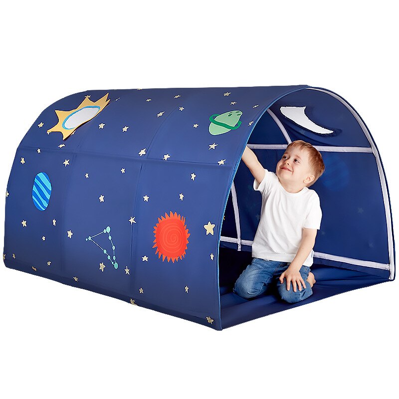 Portable children&#39;s Play House Playtent for kids folding small house room decoration tent Crawling Tunnel toy ball pool bed tent