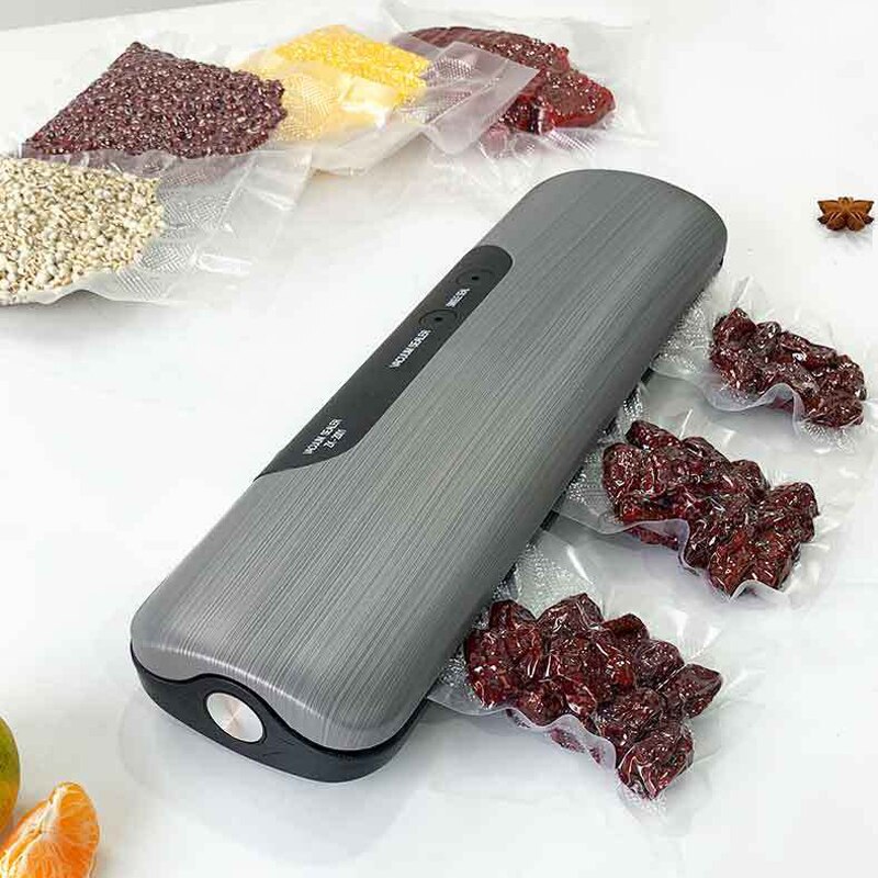10Pcs Bags Foe Free Best Food Vacuum Sealer Automatic Commercial Household Food Vacuum Sealer Packaging Machine