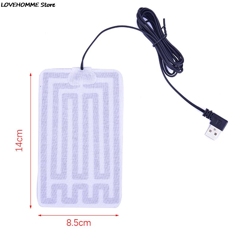 Placa aquecedora portátil de inverno, 20 estilos, 1/peças, suprimentos, aquecimento usb, placa para mouse pad, sapatos golfos: Style18-S 1PCS
