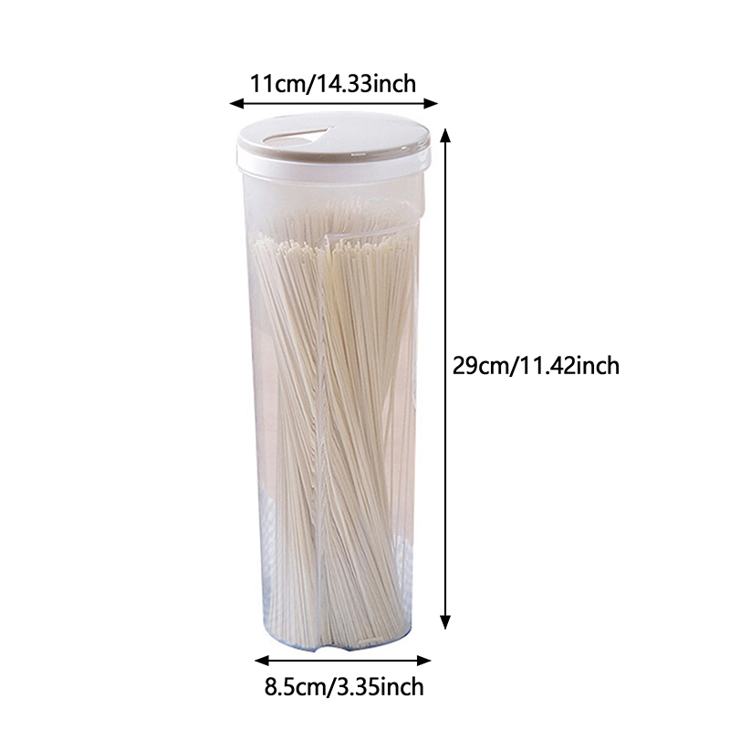 Voedselbewaardoos Luchtdichte Verzegelde Containers Graan Pasta Opbergdoos Voor Granen Spaghetti Noodle Tarwe Pasta Keuken Organizer