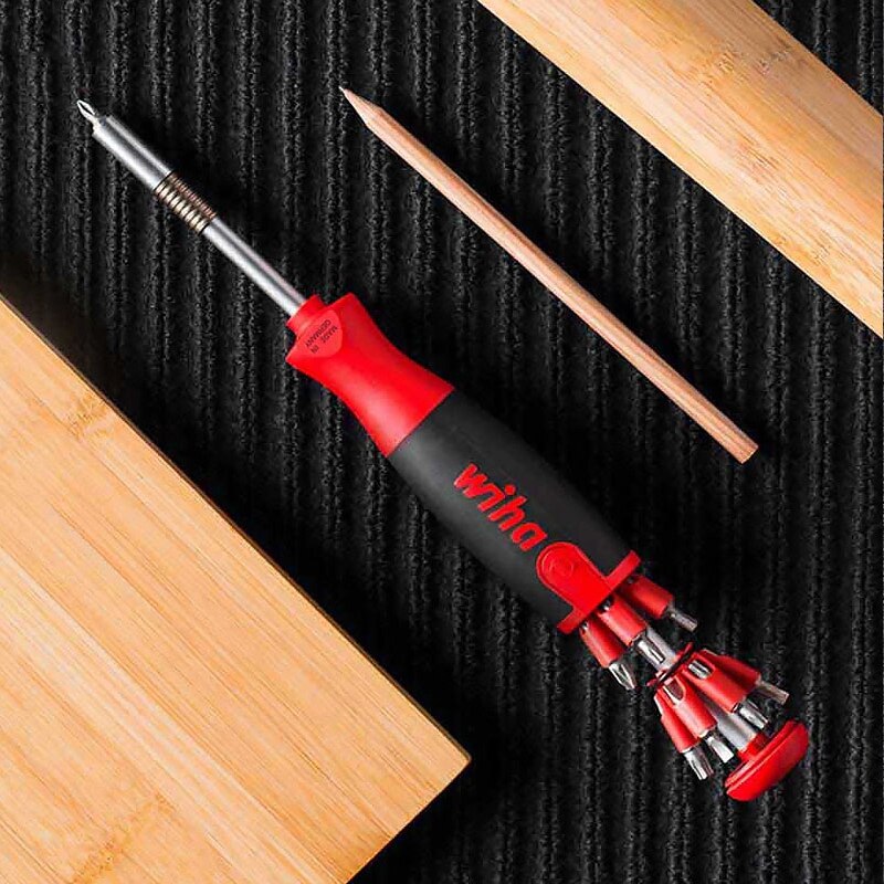 Tournevis Wiha Original 26 en 1 précision Chrome Vanadium acier tournevis embouts magnétiques Kit maison outils de réparation