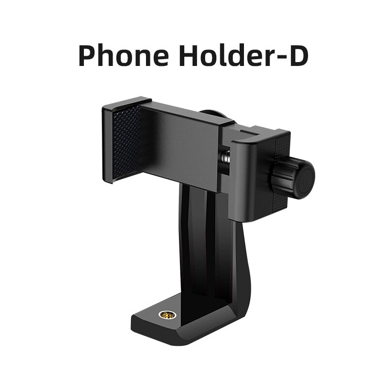 Universal Tripod Accessory Mount Gopro Adapter Cell Phone Holder Clip Shoe Bluetooth with 1/4 Screw: Phone-D