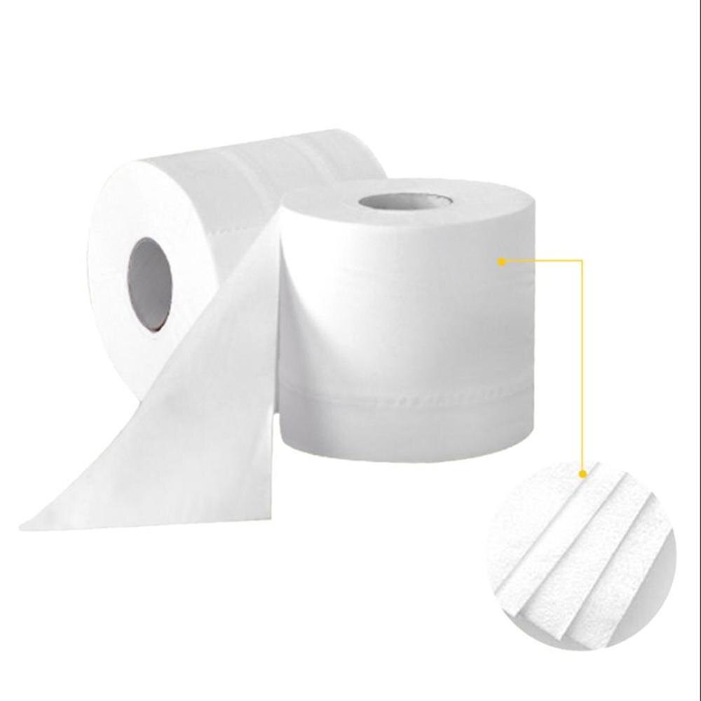 6 Rolls Premium napkin Roll Paper ,3 Layers Bath Toilet Paper Silky Smooth Soft