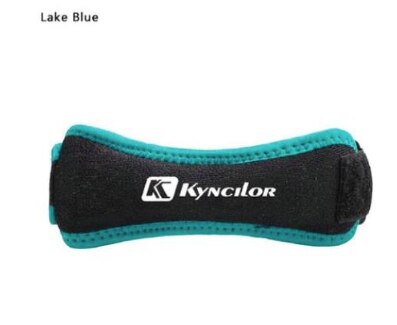 1PCS Adjustable Knee Patellar Tendon Support Strap Band Knee Support Brace Pads for Running basketball Outdoor Sport: BBX35-lake blue