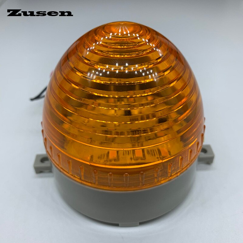 Zusen TB60 12V Kleine Security Alarm Strobe Signaal Waarschuwingslampje Led Lamp: Geel