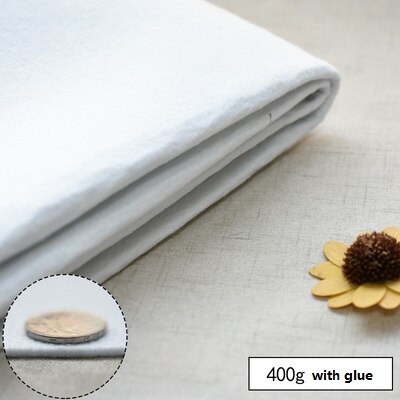 100X100cm Single Side Glue Cotton Polyester Upholstery Filling Quilting Batting Craft Padding interlinings Tela Adhesive: 400g