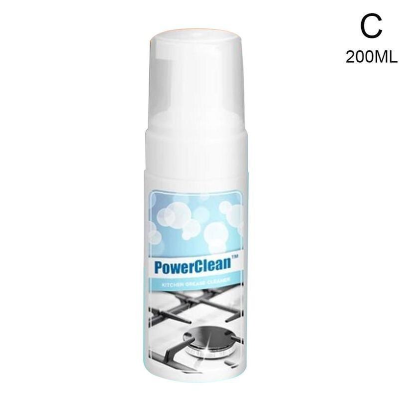 PowerClean Grease Cleaner Cleaning Kitchen Grease Cleaner All-Purpose Rust Cleaner Bubble Household Cleaning 30/100/200ml: 200ml 