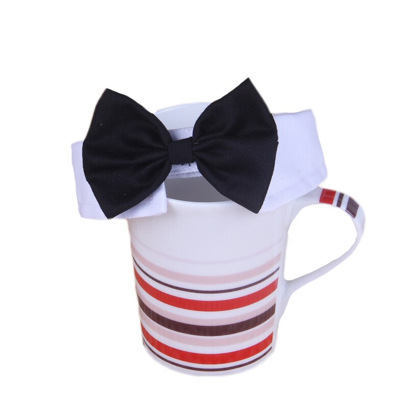 zwierzę domowe muszka dla kota regulowany krawat dla zwierząt kostium formalny obroża dla małych psów i kotów akcesoria dla zwierząt na wesele prezent