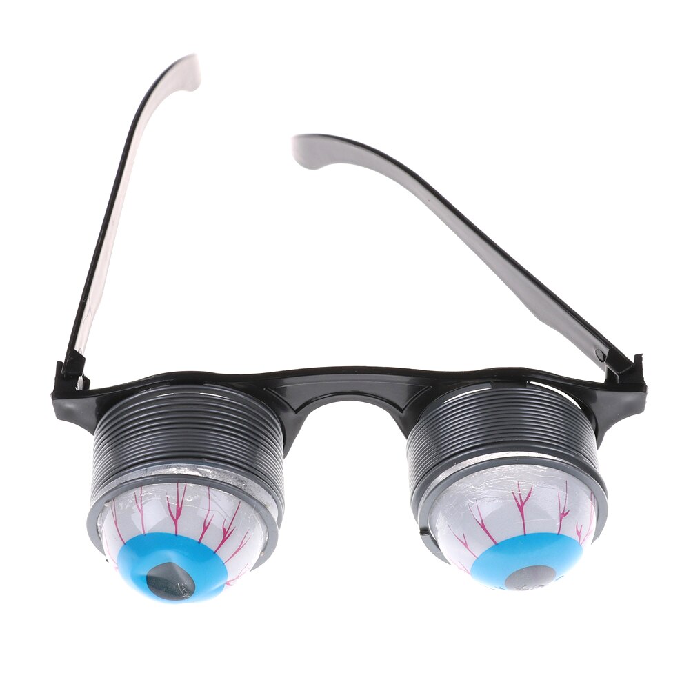 1 pieza interesante ojo bola gafas juguete de broma para hacer bromas con amigos Horror Halloween traje divertido juego Drooping primavera