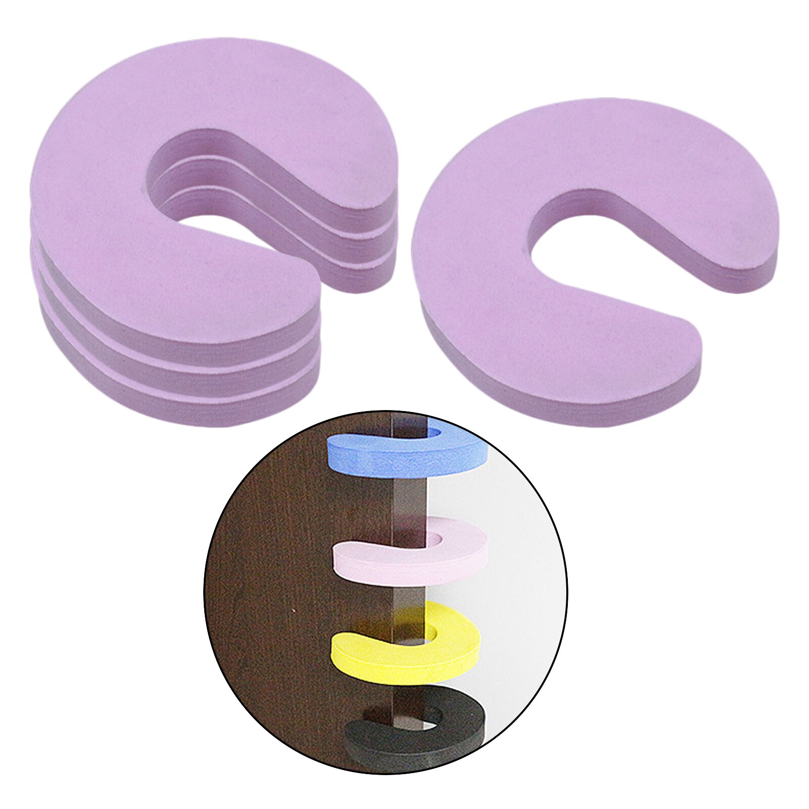 Soft Door Stopper Pinch Guard for Baby Finger Protector Baby Children Infant Child Proof Door Stop Universal Door Slam Stopper