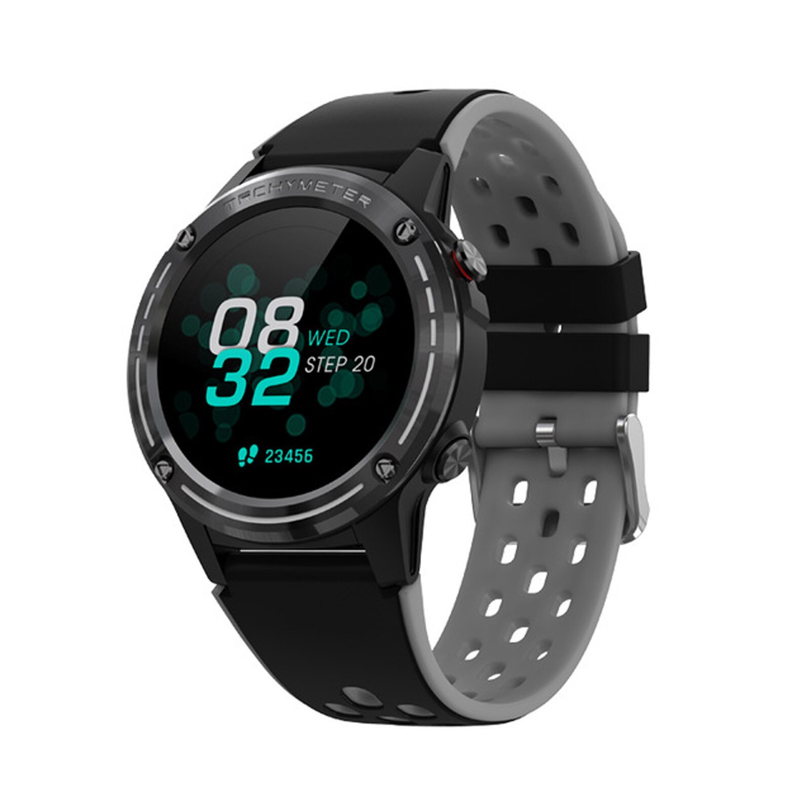 GPS M6 Männer 1,3 Zoll 360MAH Bluetooth Anruf Kompass Barometer Smartwatch draussen Sport Wasserdichte Uhren Мужские Часы: A