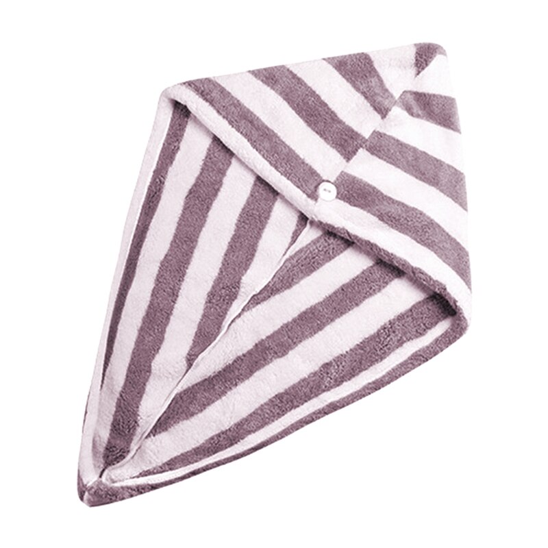 Shower Cap Towel Cotton Terry Beach Towels Super Absorbent Bath Towel for Adults Large Bathroom Body Spa Sports Stripe 140x70cm: D 25x65cm