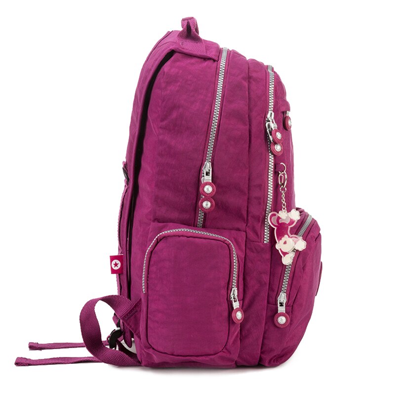 Tegaote Rugzak Vrouwen School Rugzak Voor Tiener Meisje Mochila Escolar Toevallige Nylon Reistas Rugzak Voor Laptop Sleutelhanger