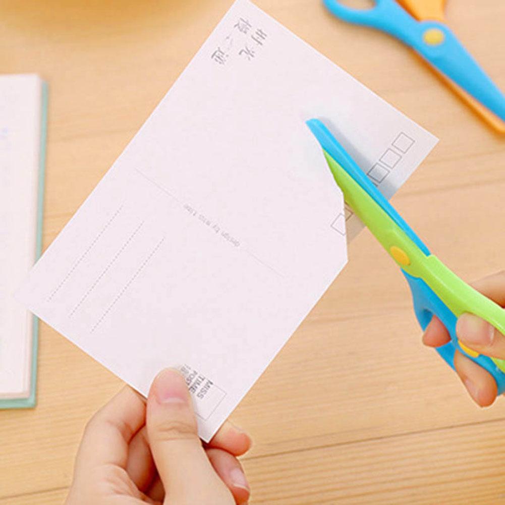 Gemengde Candy Kleur Mini Veiligheid Schaar Diy Papier Snijden Kaart Maken Tool Veiligheid Voor Kinderen Schaar School Briefpapier