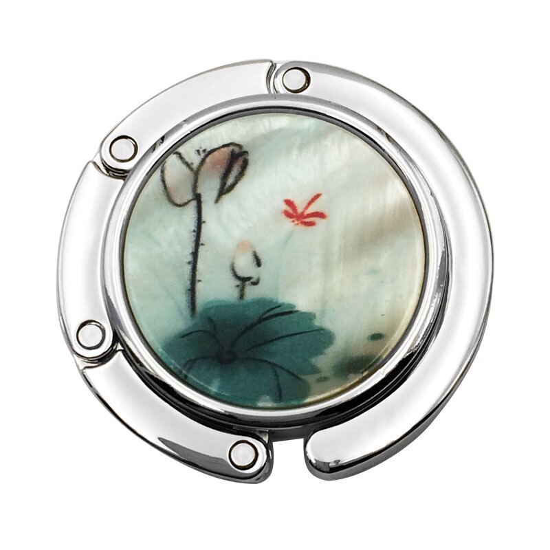 Draagbare Metalen Opvouwbare Houder Shell Bag Klaptafel Vlinder Haak: Type 9