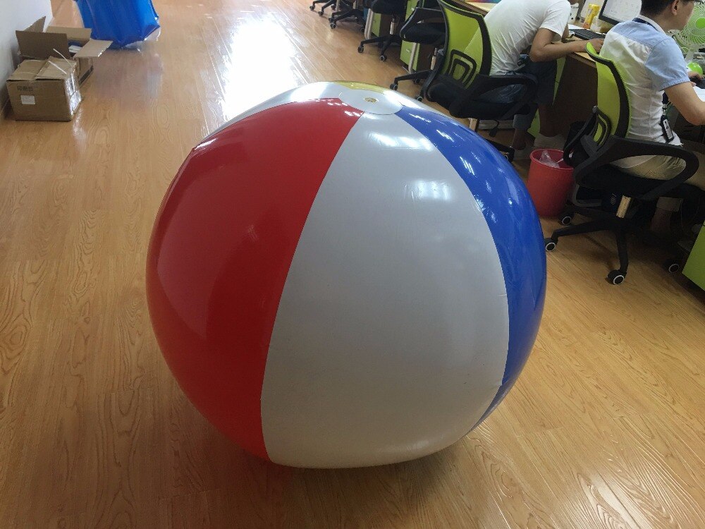 100cm/180cm 14 model Giant Inflatable Beach Ball For Adult Children Water Balloons Volleyball Football Outdoor Party Kids Toys: 107cm volleyball