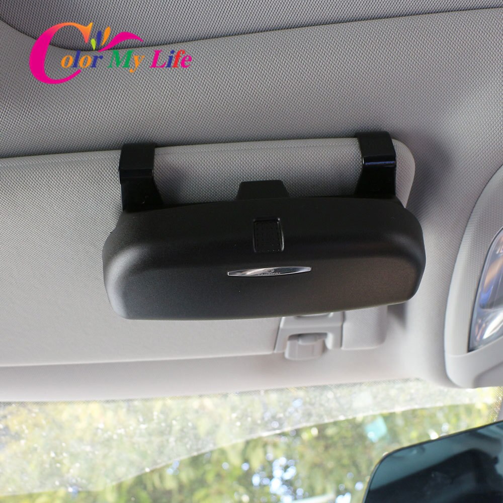 Car Glasses Holder Case for DACIA SANDERO STEPWAY Dokker Logan Duster Lodgy FIAT 500 Tipo Punto Freemont Coroma Panda Idea Palio