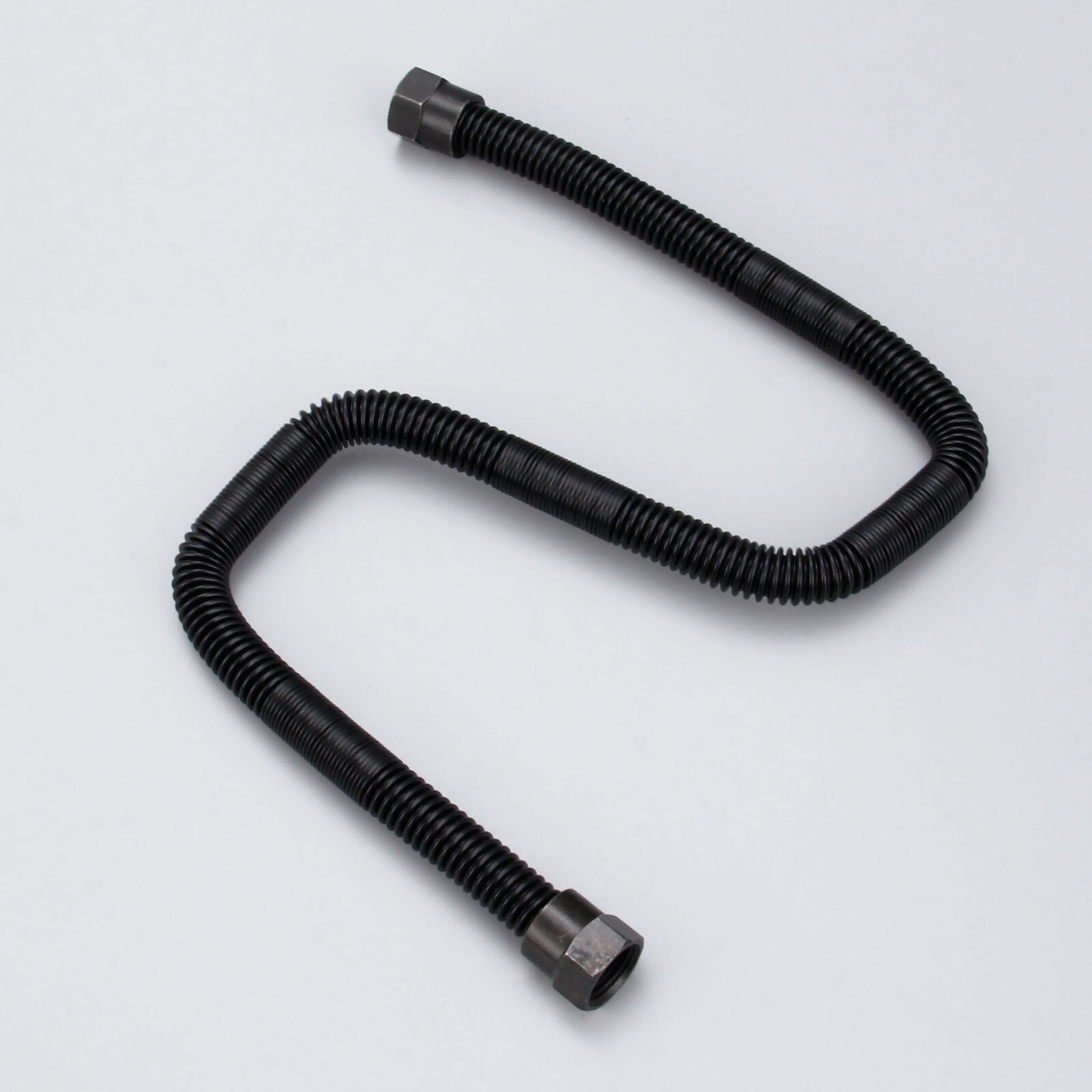 1kit Flex Gas Line Connector Kit 1/2inch X 24inch For NG Or LP Fireplaces Fire Pit And Fireplace Burners 1/2inch OD x 3/8inch ID