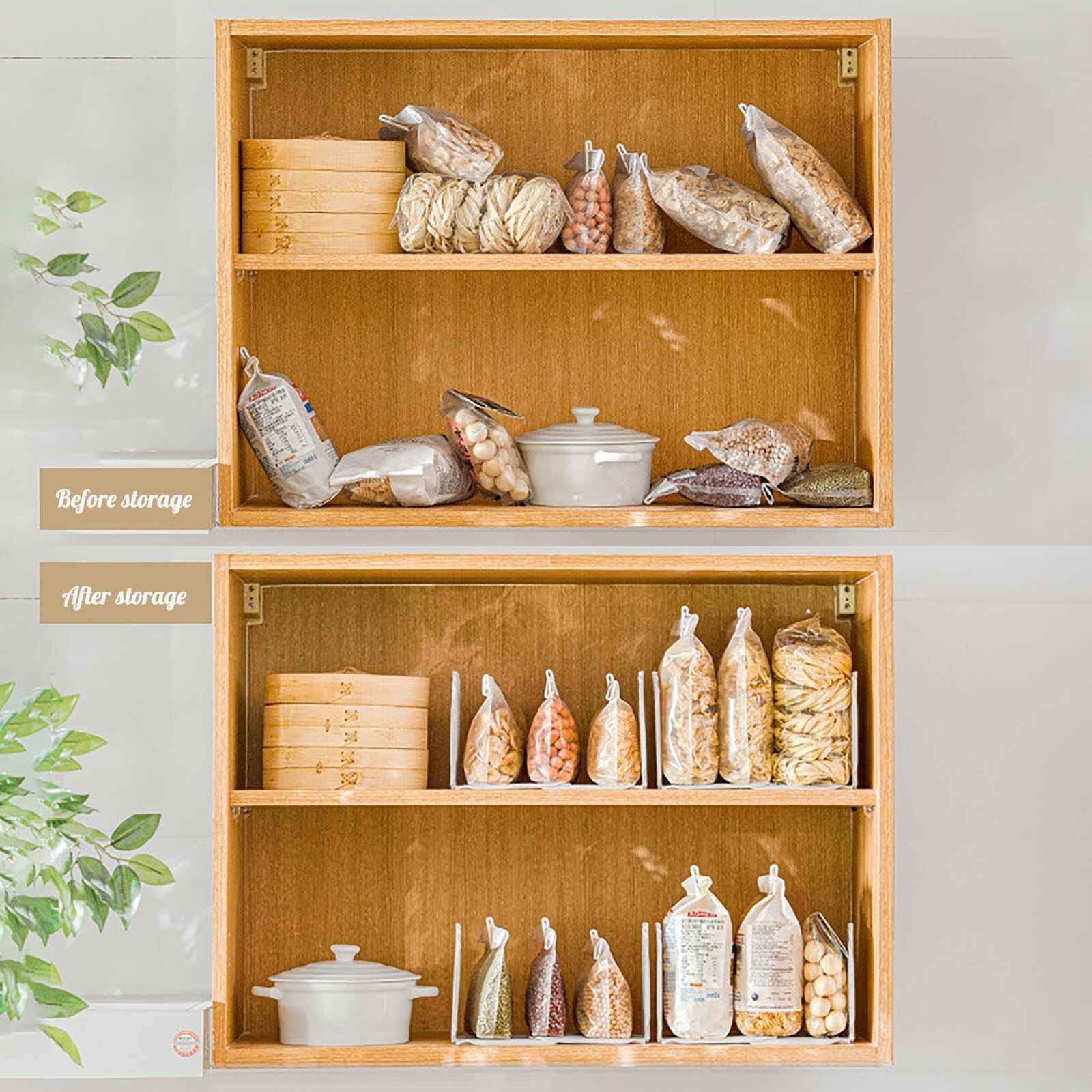 Storage Holders Refrigerator Classified Storage Divider Adjustable Divider Adjustable Divider Plywood Storage Folder