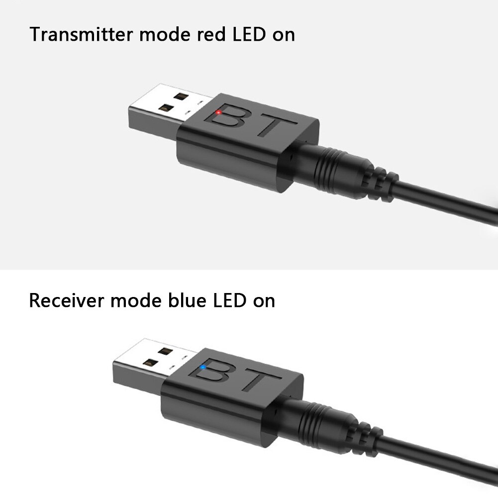 Usb Bluetooth Adapter Dongle Draadloze Zender Ontvanger Usb Stereo Music Draadloze Adapter Voor Speaker Hoofdtelefoon