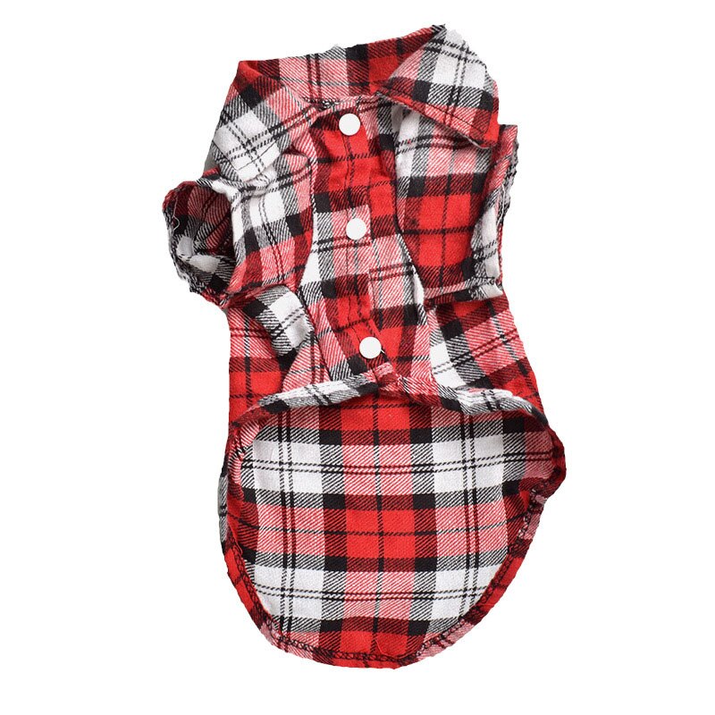 Plaid Hond Shirt Zomer Hond Kleding Voor Honden T-shirt Vest Puppy Pet Kleding Voor Honden Outfits Chihuahua Yorkshire Para perro: Pink / Xl