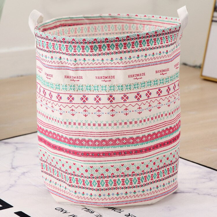 1PC pliable panier à linge grande capacité panier à linge vêtements rangement organisateur seau Homehold sac de rangement