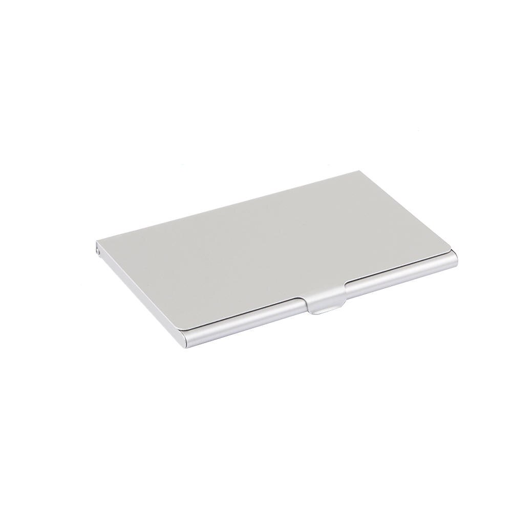 Rectangle Aluminum ID Credit Card Holder Storage Case Box Business Bank Card Holder Suitcase Shape Organizer 2022: 20