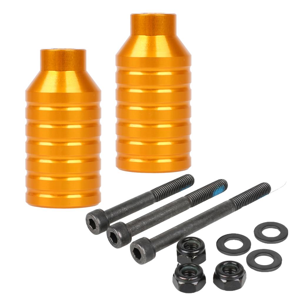 Pro Roller Pegs Set mit Achse Hardware 2.5 ", 3.0",3.5 "für Freestyle Roller Schleift: Yellow 2pcs