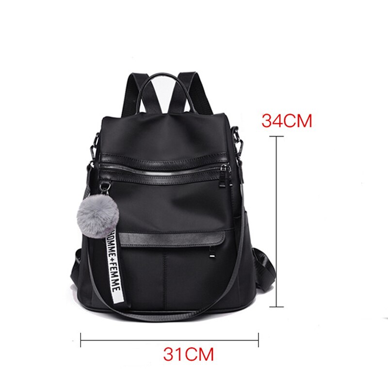 Ipinee Dames Oxford Doek Rugzak Mode Laptop Rugzak Meisjes Retro Zakelijke Tas