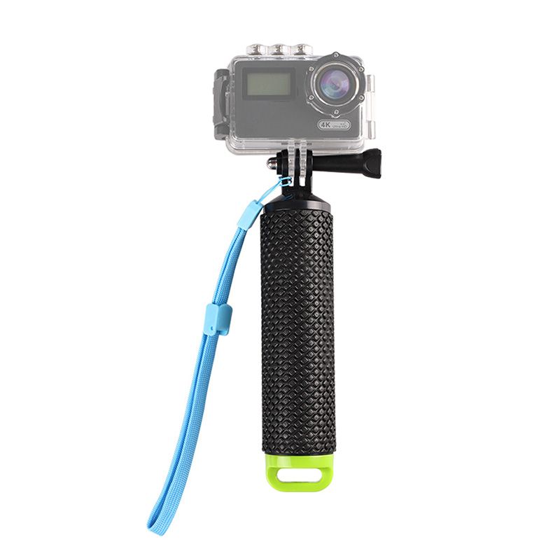 Floating Hand Grip Handle Diving Stick For GoPro Camera Hero 4 3+ Water Sport Cameras Handler Mount Accessories: Green
