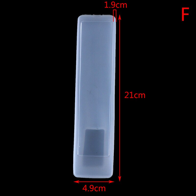 transparent Staub Schützen Schutz Lagerung Tasche Tragbare Silikon Luft Kondition Kontrolle fallen TV Fernbedienung Abdeckung: F