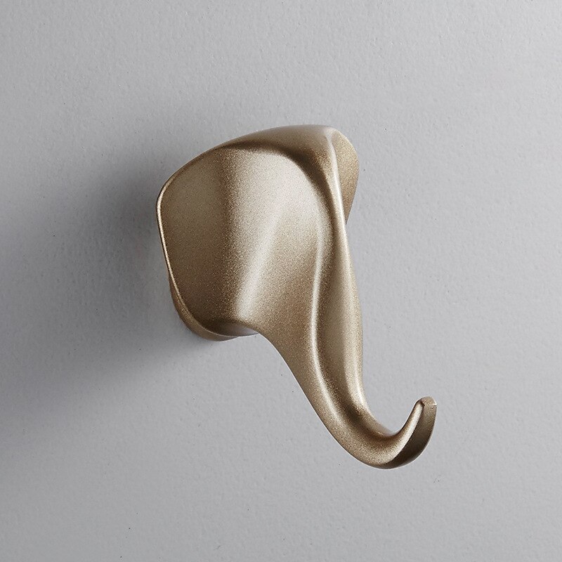 Hertenkop enkele kledinghaak dierenhaak wanddecoratie kapstok huisdecoratie eenvoudig hert paard olifant: Bronzen olifant