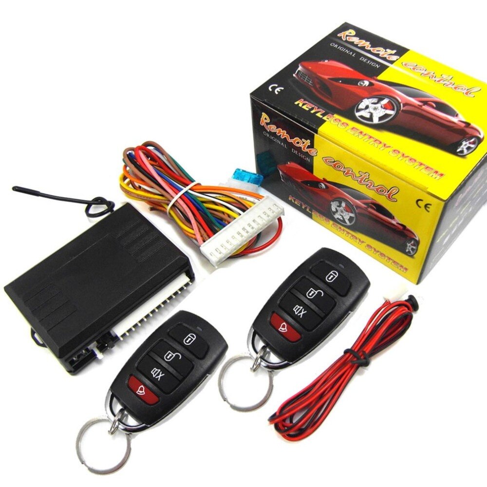 Fahrzeug Keyless Eintrag System Universal- 12V Auto Fernbedienung Zentrale Bausatz Anti-diebstahl Türschloss Mit Fernbedienung Regler