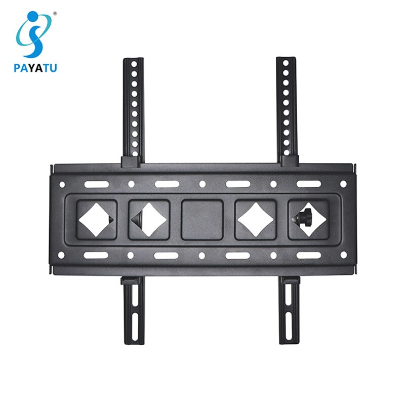 Universal 60KG Adjustable TV Wall Mount Bracket Flat Panel TV Frame Support 15 Degree with Level for 26 - 65 Inch LED Monitor
