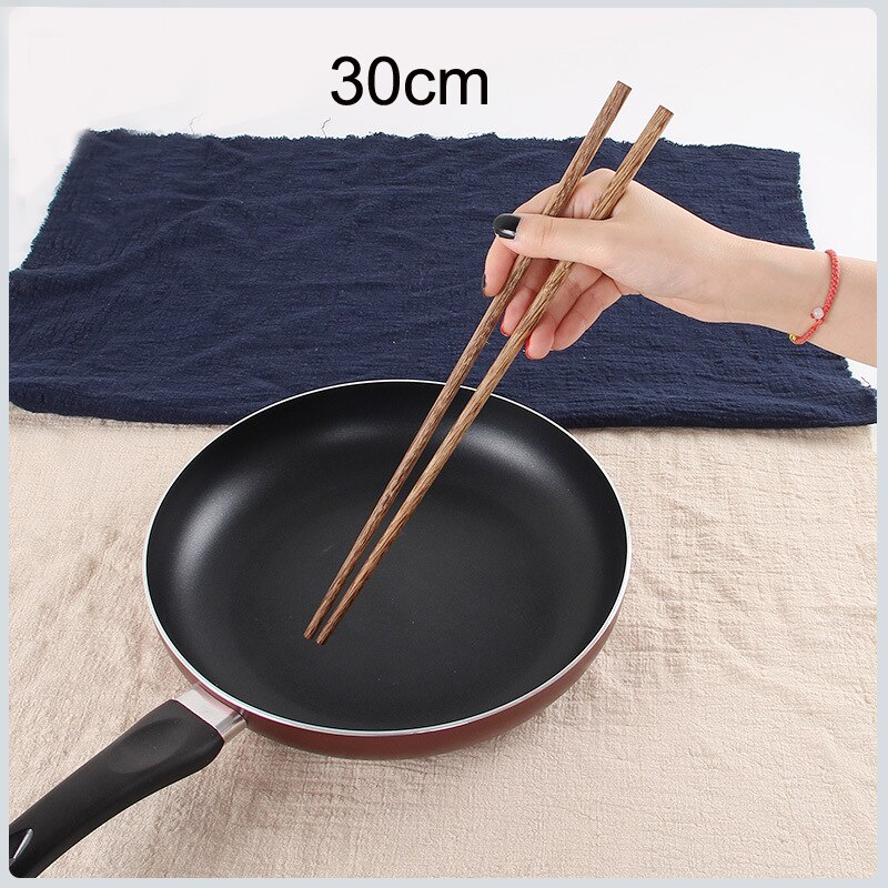 Vacclo-palillos superlargos de madera para cocina, utensilio de cocina para cocinar fideos, olla para freír espagueti, palitos de comida de estilo chino: 6