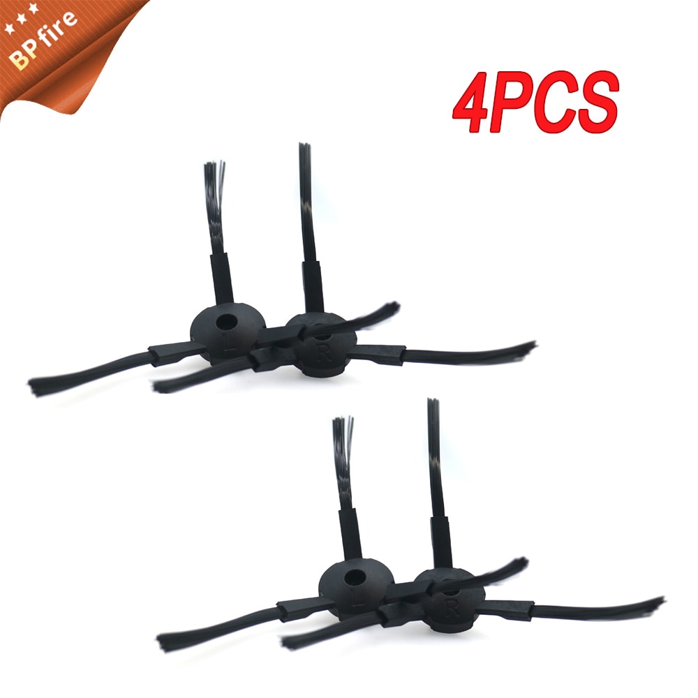 Zijborstelaccessoires voor robotstofzuiger, V3s 3Spro A4, A4S, A6, 5 V, 5 Spro, borstels met nieuw design, kunststof, past beter, geen gereedschap nodig