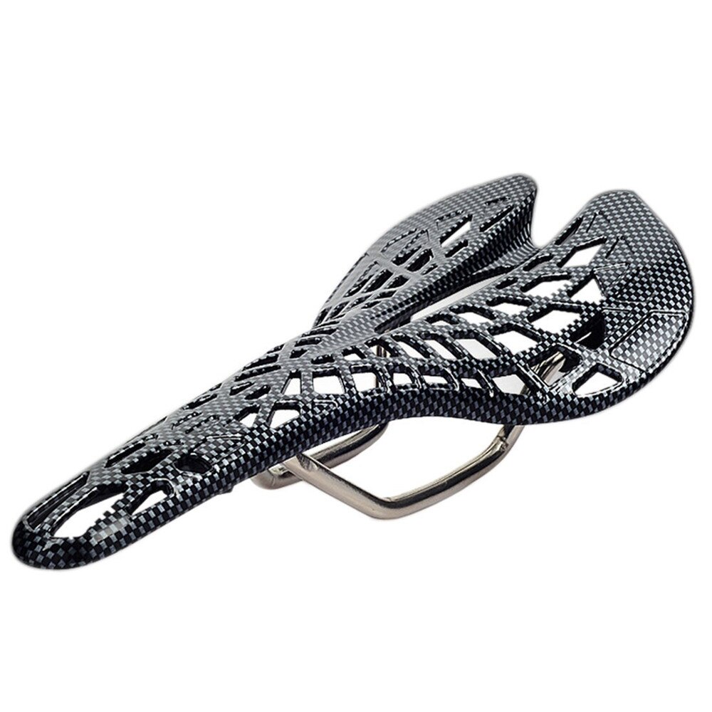 Carbon Fiber Bicycle Saddle Mountain Bike Bicycle Hollow Seat Cushion Hollow Breathable mtb saddle Riding Accessories IN STOCK: Default Title