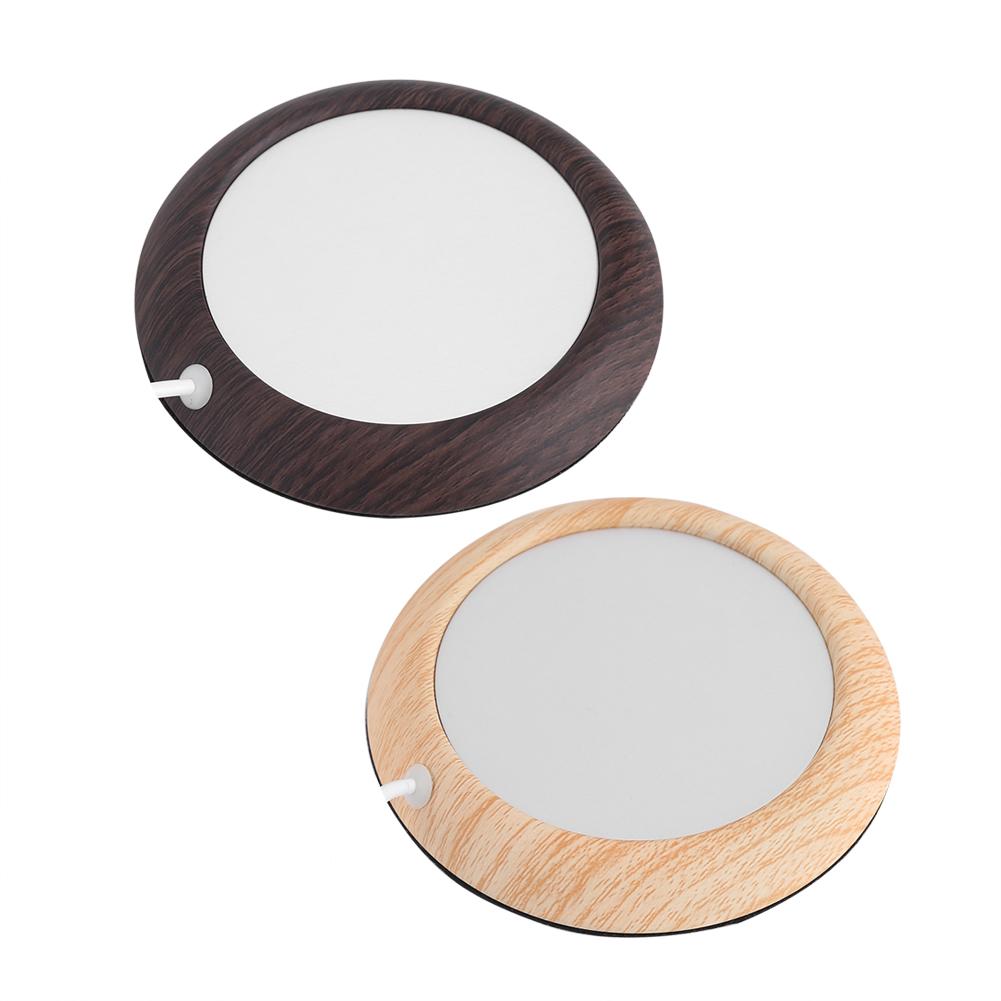 USB Holzmaserung Tasse Wärmer Wärme Getränke Becher matt Halten Getränke warm Heizung Becher Untersetzer