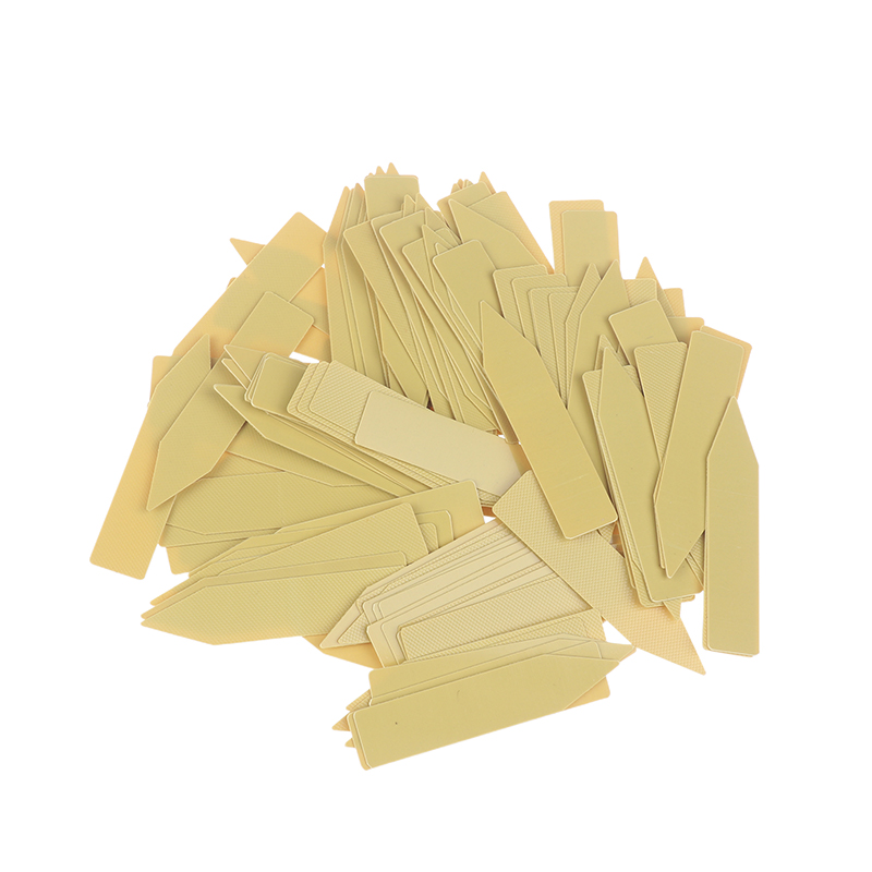 100Pcs Garden Plant Labels Plant Accessories Flower Pots Plastic Plant Tags Nursery Markers Seedling Labels Tray Mark DIY Tools
