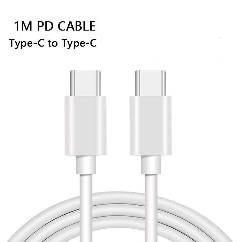 Ładowarka samochodowa szybkie ładowanie QC 3.0 porty USB type-c ładowarka do iPhone 13 12 Pro Samsung Xiaomi przenośna ładowarka do telefonu komórkowego: 1M C2C